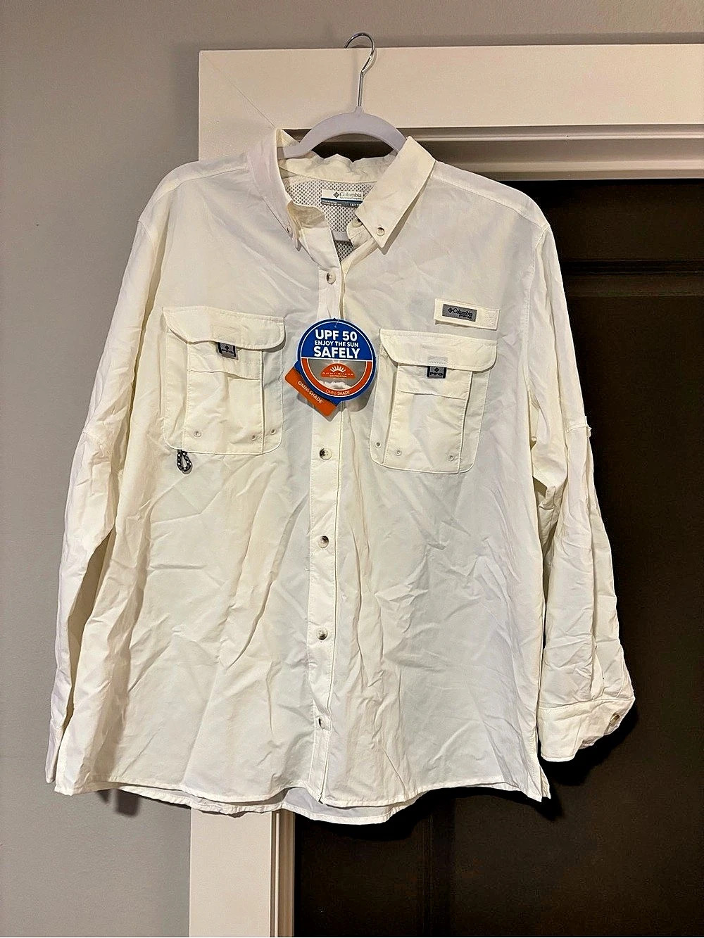 Columbia Women's PFG Bahama Long Sleeve Shirt PFG Bahama Long Sleeve Shirt White